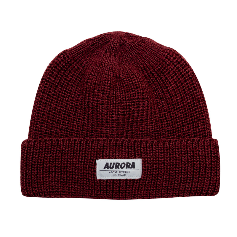 “Above Average” Wool Hat – bordeaux – AURORA – 2022
