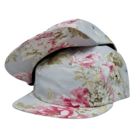 AURORA "The Floral" 5 Panel Cap - grey