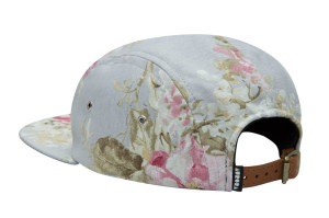 AURORA "The Floral" 5 Panel Cap - grey